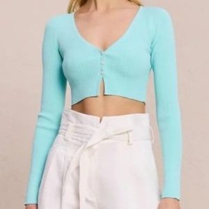 Hallie II Rib Knit Cardigan by A.L.C.